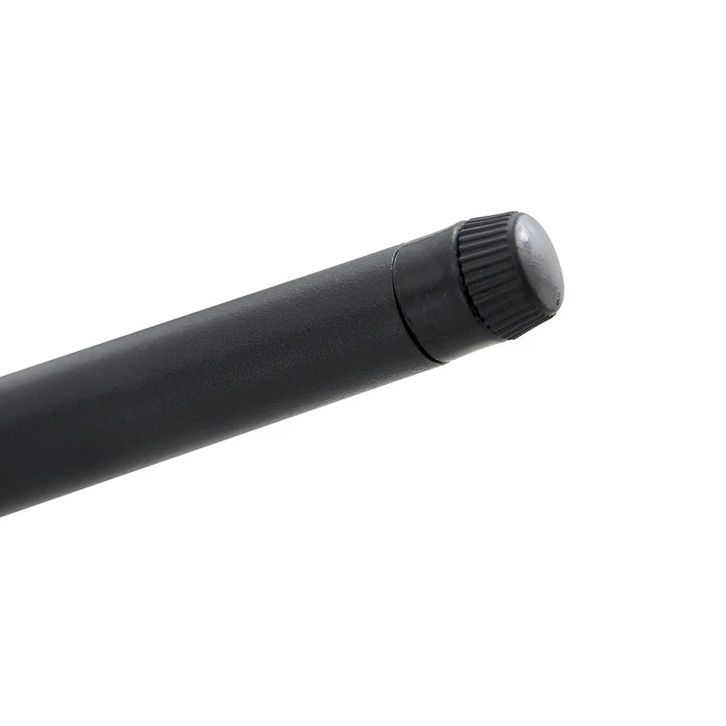 Modern Dining Set with Rectangular Black A-Frame Table & Round Backrest Chairs