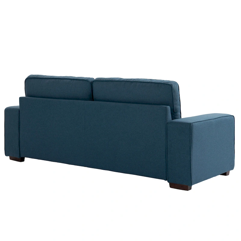 Modern 80 Upholstered Fabric 3-Seater Sofa