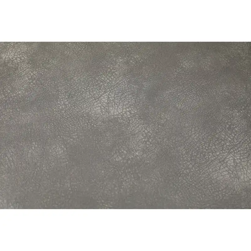 Brooks Accent Chair in Faux Leather with Stitch and Black Legs