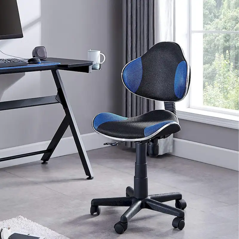 JJS Ergonomic Mesh Office Chair Adjustable Lumbar Support Computer Desk Chair
