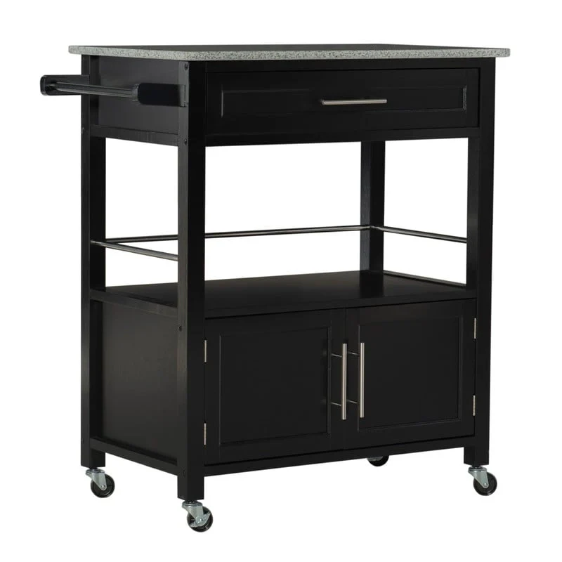 Porch & Den Bigelow Classic Mobile Kitchen Cart