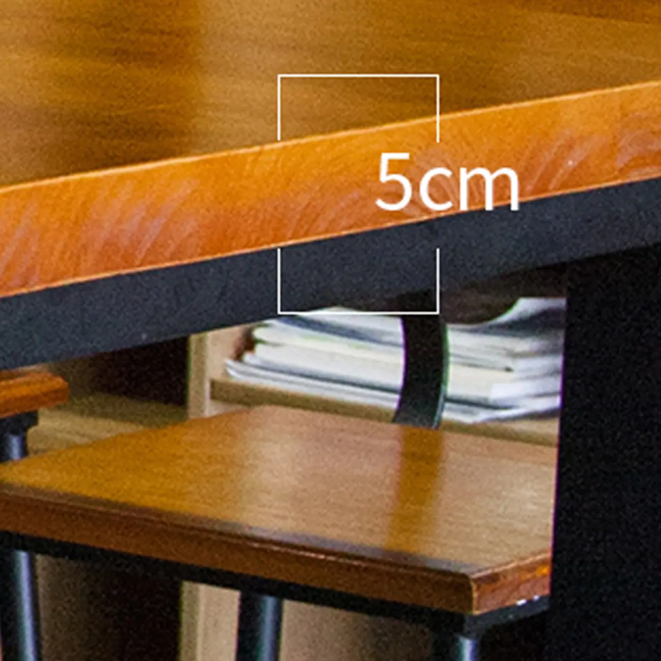 Industrial Brown Wood Black Iron 4-Leg Rectangular Bar Tables