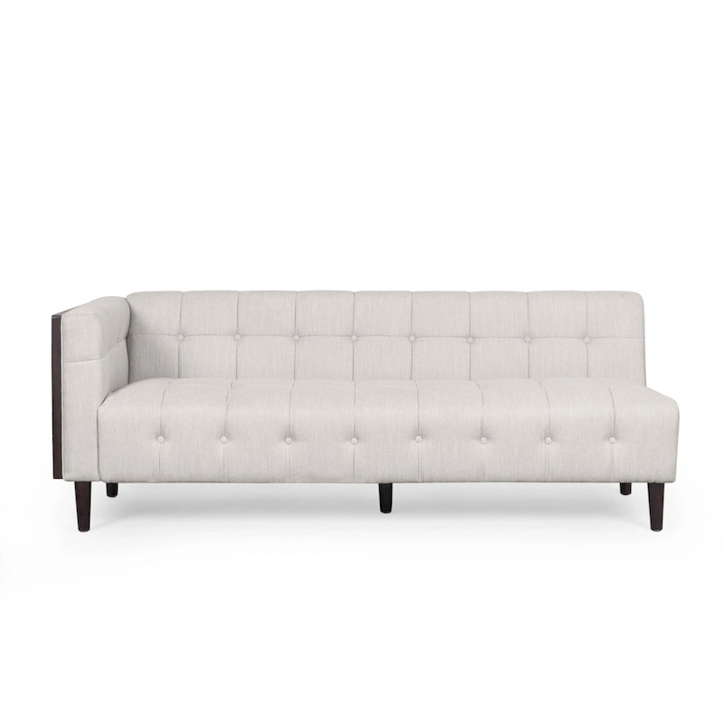 Clermont Mid-century Tufted Sectional Sofa by Christopher Knight Home - 114.00  L x 114.00  W x 30.75  H