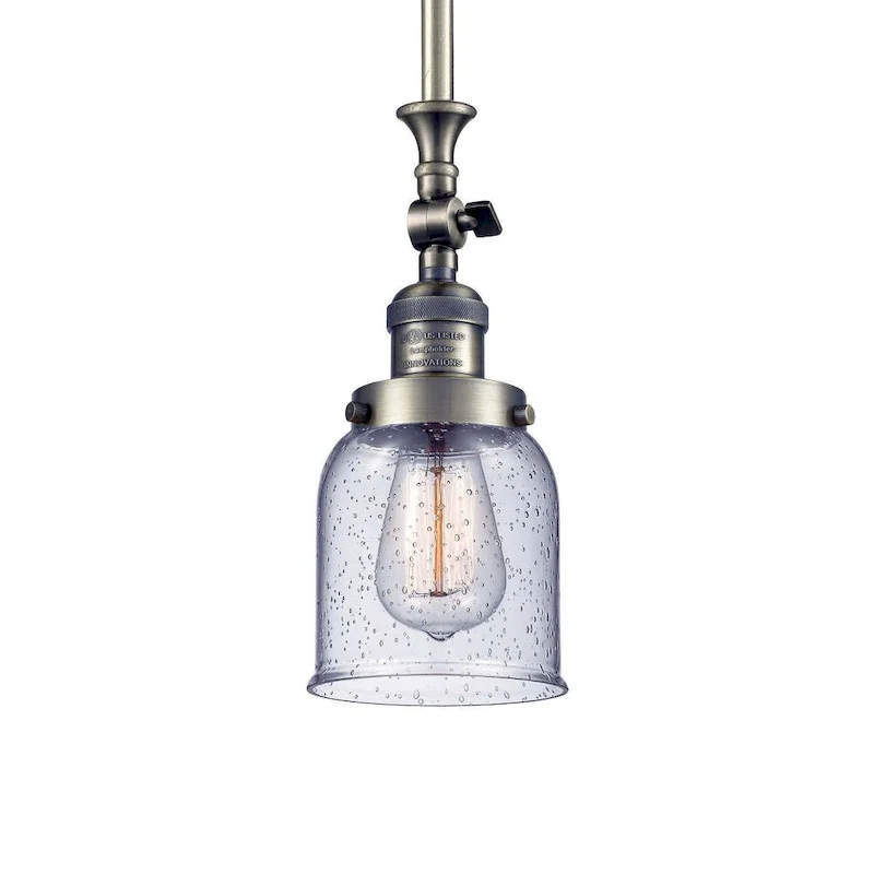 Innovations Lighting Small Bell 5  Wide Adjustable Mini Pendant