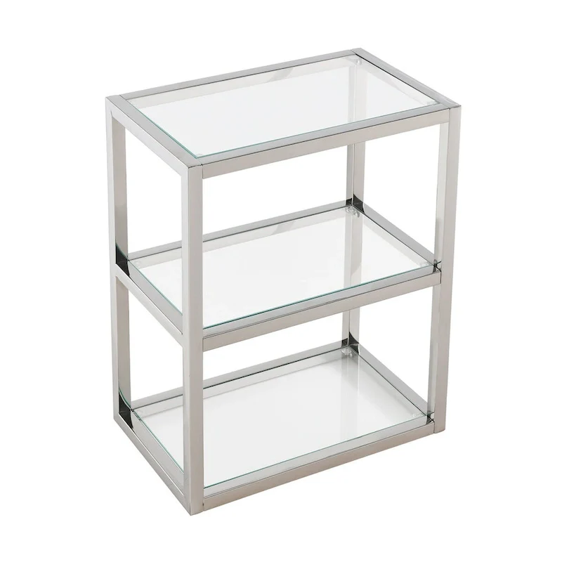 Pierre 16X20X10 Wall-Mounted Linen Cabinet In Chrome