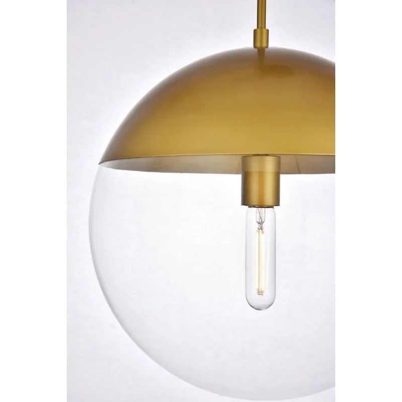 1-Light Pendant with 14 inch Clear Glass