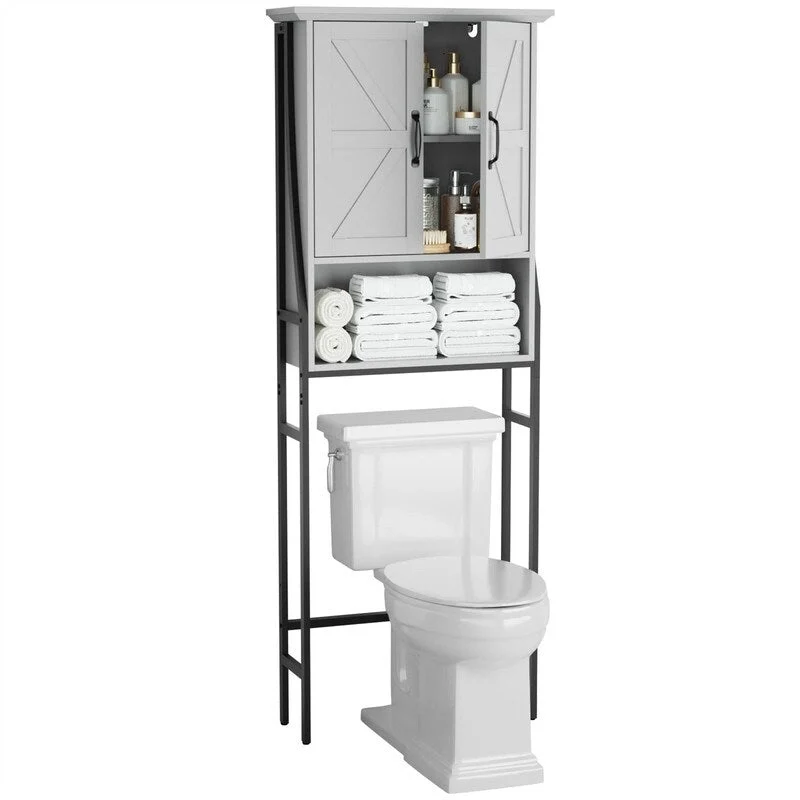 Over the Toilet Storage Cabinet - 8.5D x 25W x 69H
