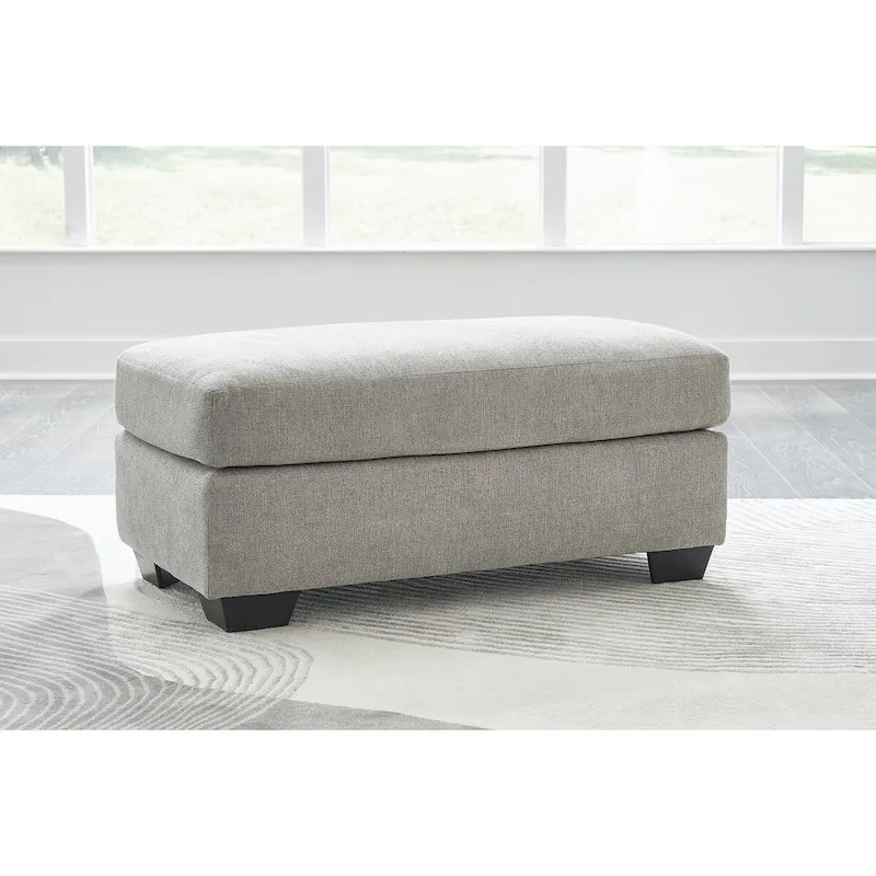 Avenal Park Gray Ottoman