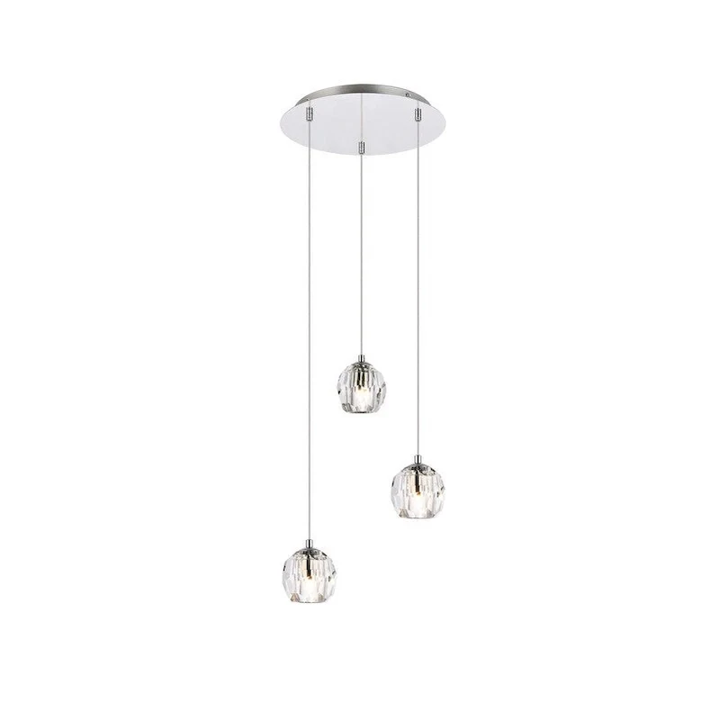 Ella 12-Inch 3-Lights Pendant - N/A