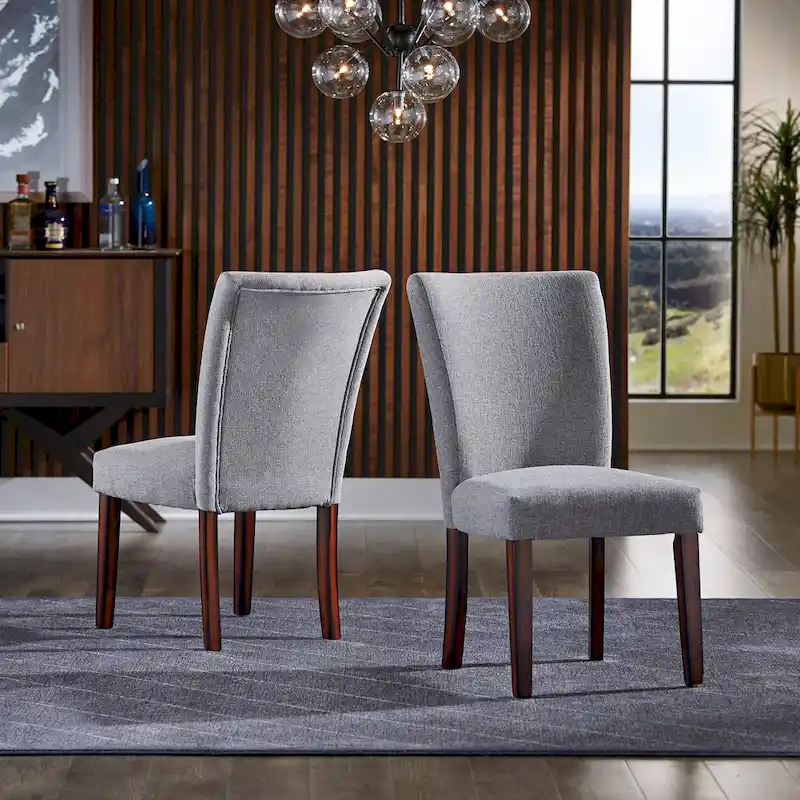 Cannes Upholstered Parson Dining Chair (Set of 2) by iNSPIRE Q Bold