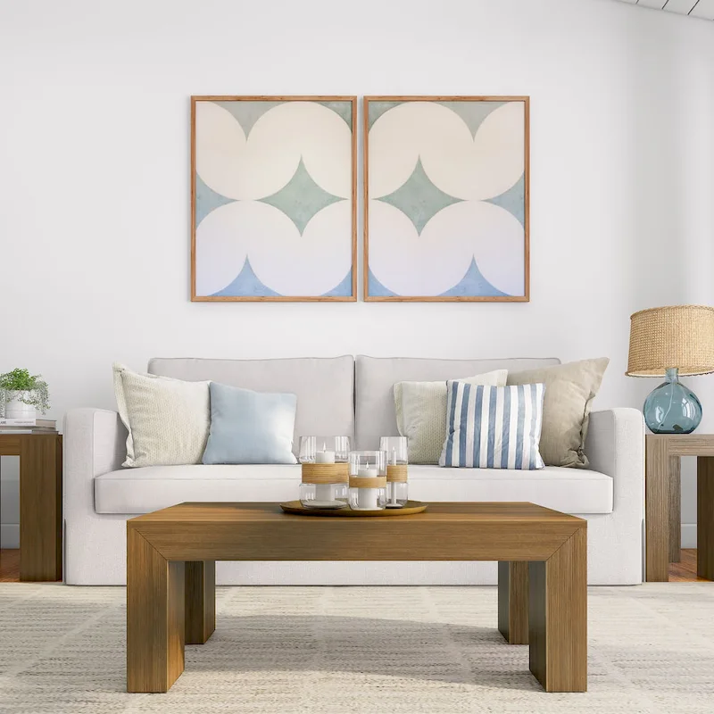 Plank and Beam Modern Rectangular Coffee Table - 40