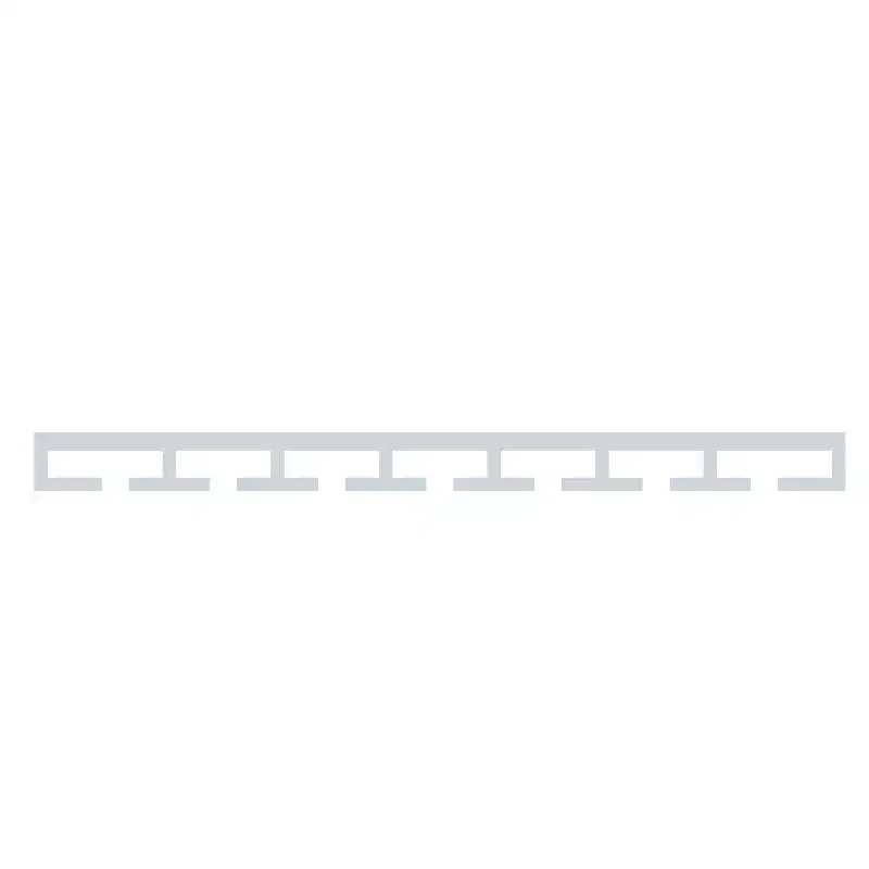 30 W x 1.5 H x 12 D Wine Glass Rack Hangers Under Cabinet, Solid Wood Frame, Water-Based Low-VOC Paint, RTA, Dove Gray