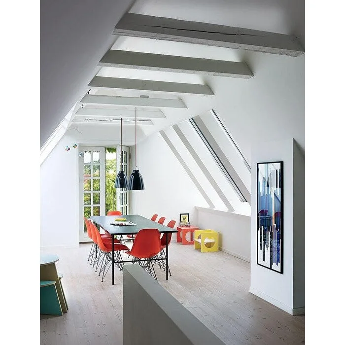 Modern Plastic Accent Designer Side Dining Matte Chair With Dark Black Wire Chrome Legs Base