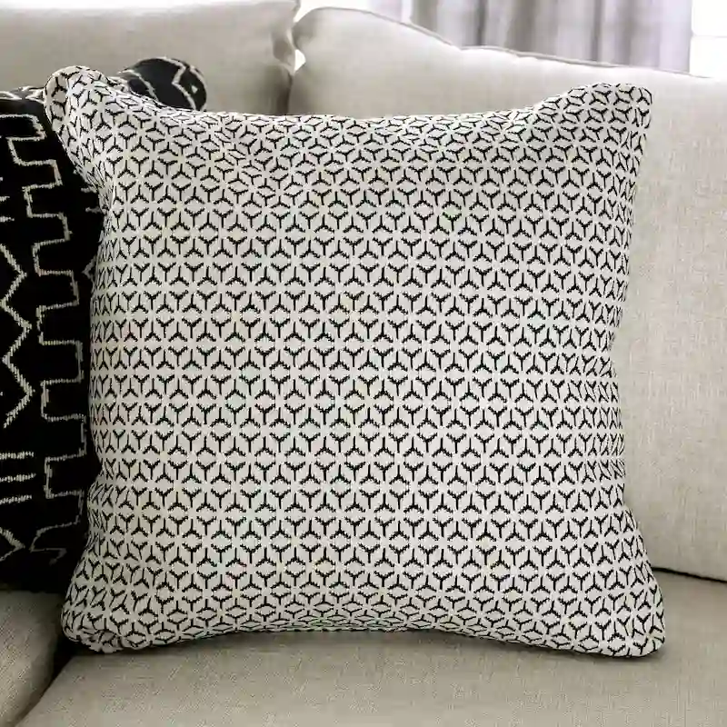 Ilka Transitional Chenille L-Shaped Flared Arms Sectional by Furniture of America