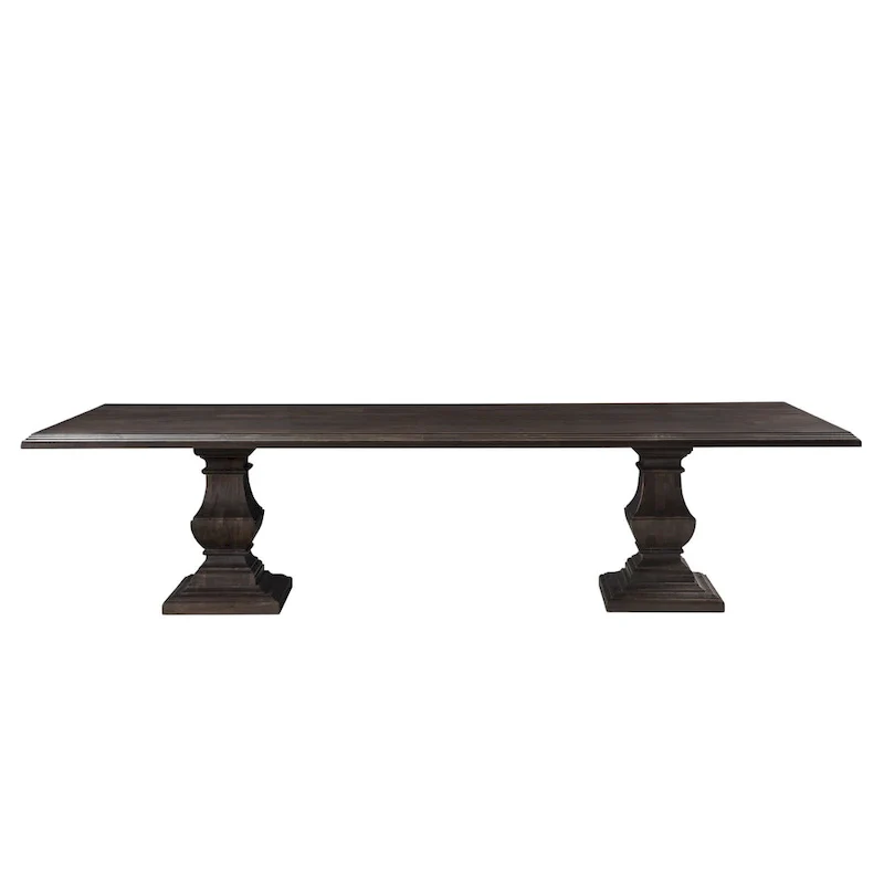 Toulon Vintage Brown Rectangle Dining Table