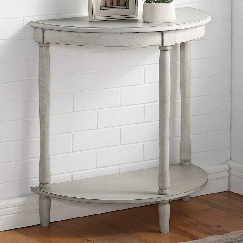 Landree Country 28-inch Wood 1-Shelf Entryway Table by Furniture of America