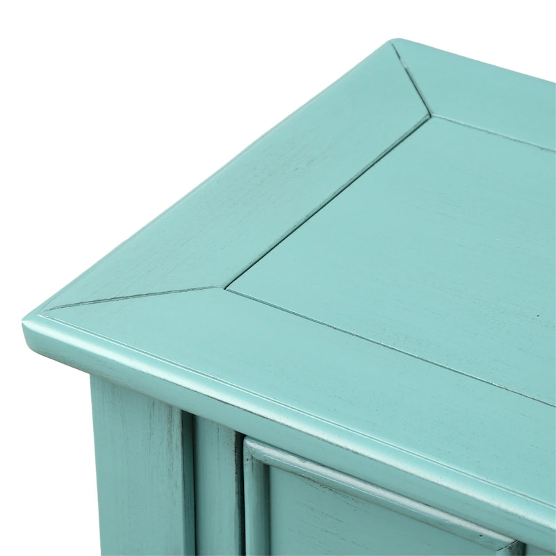 Merax Rustic 4-drawers Long Entryway Console Table