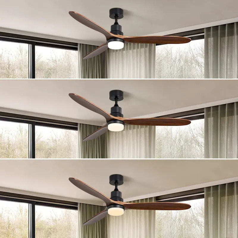 Ceiling Fan Lights Noiseless with Remote Control