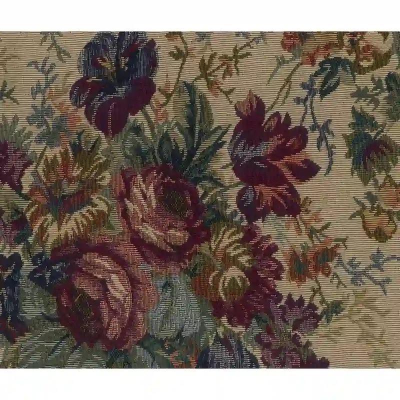 Bali Rattan Swivel Rocker with Tapestry Cushion