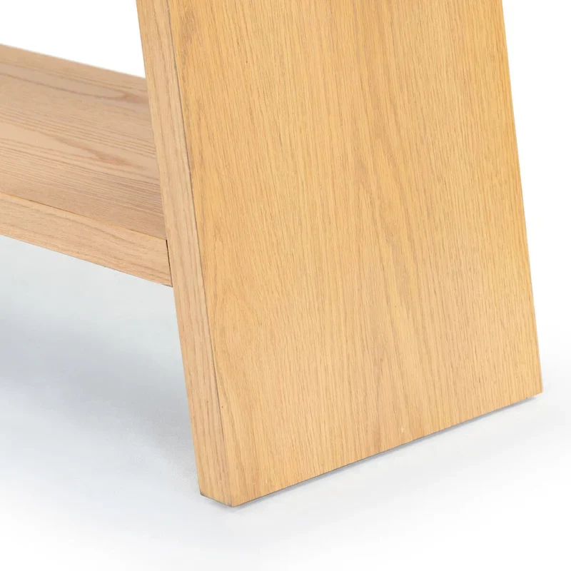 Accent Table - Oak Veneer, Natural Wood Grain, 20W x 20D x 22H