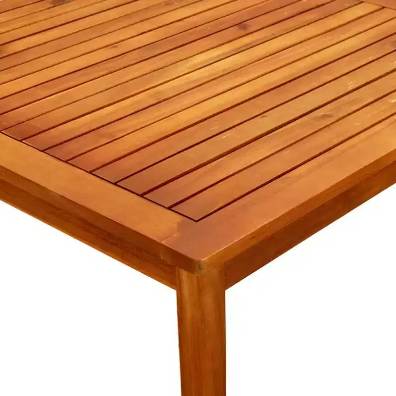vidaXL Coffee Table Natural Wood Solid Acacia Wood - 33.5 x 33.5 x 17.7