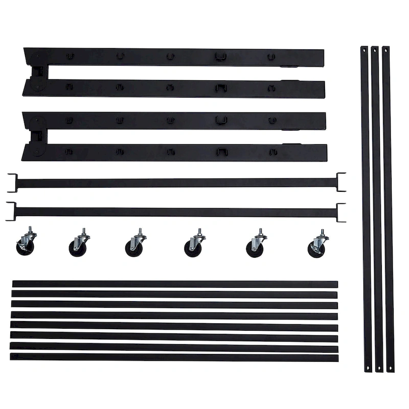 VECELO Twin Trundle Bed Frame Only