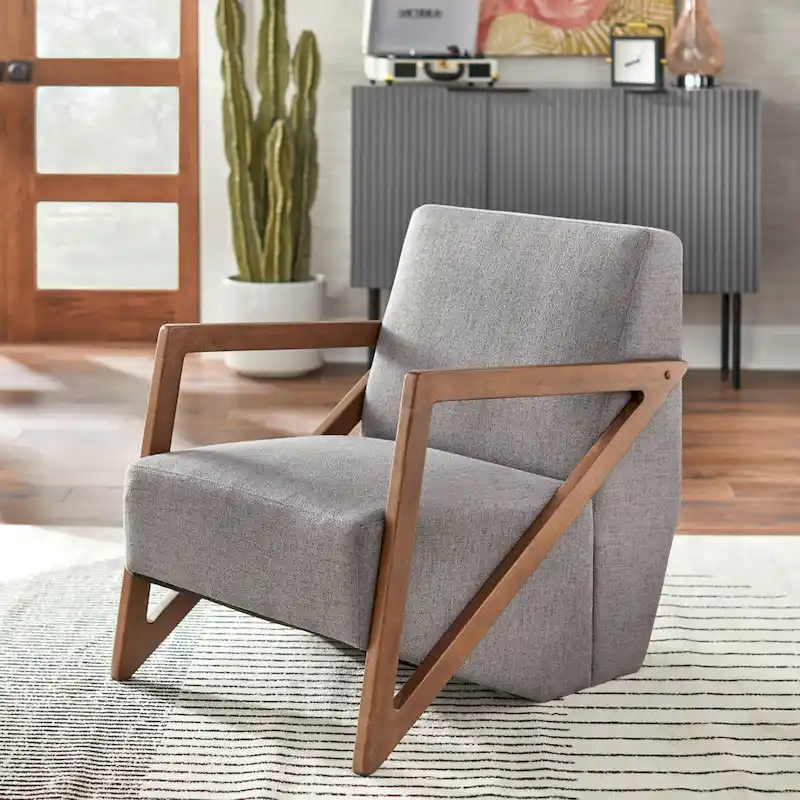 Simple Living Pamela Mid-century Triangular Chair