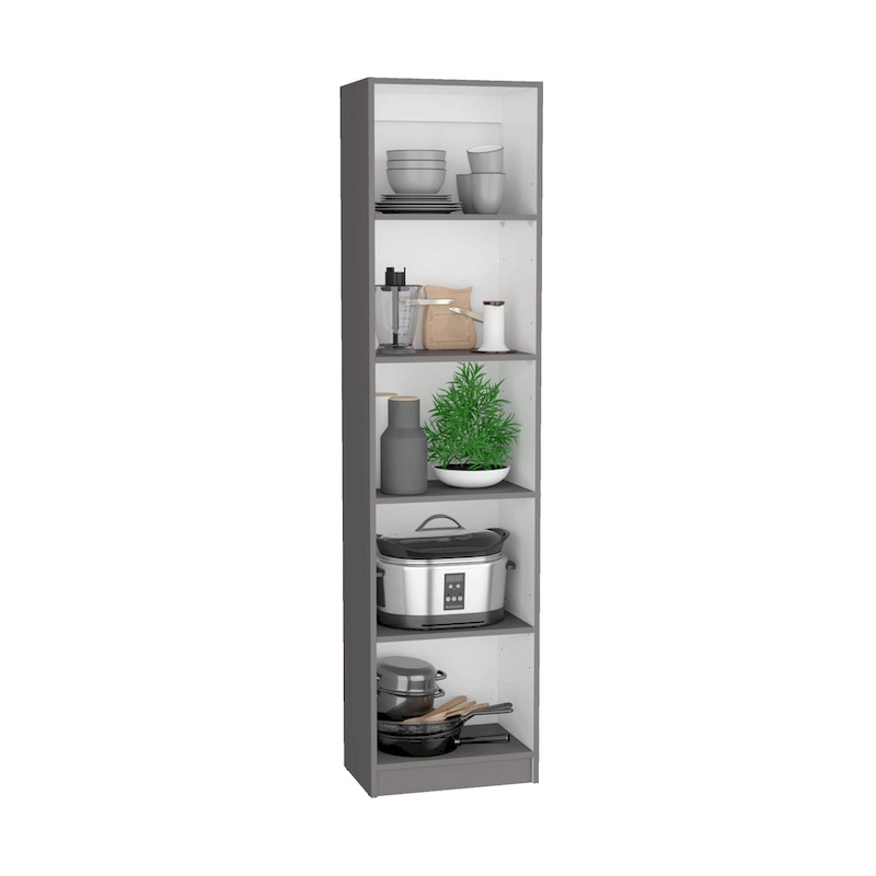 Kenyon 3pc Set 67 Wide 5-Shelf and Cabinet Bookcase