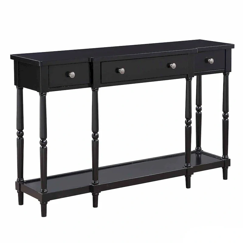 3 Drawer Console Table with Shelf