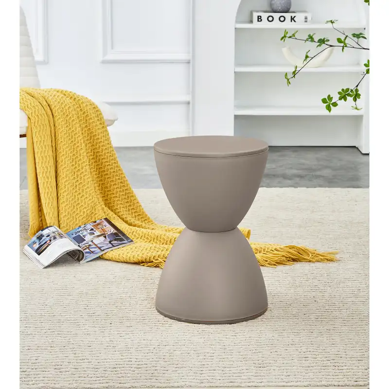 Contemporary Modern Accent Prince Stool Side Table End Table Storage Side Table