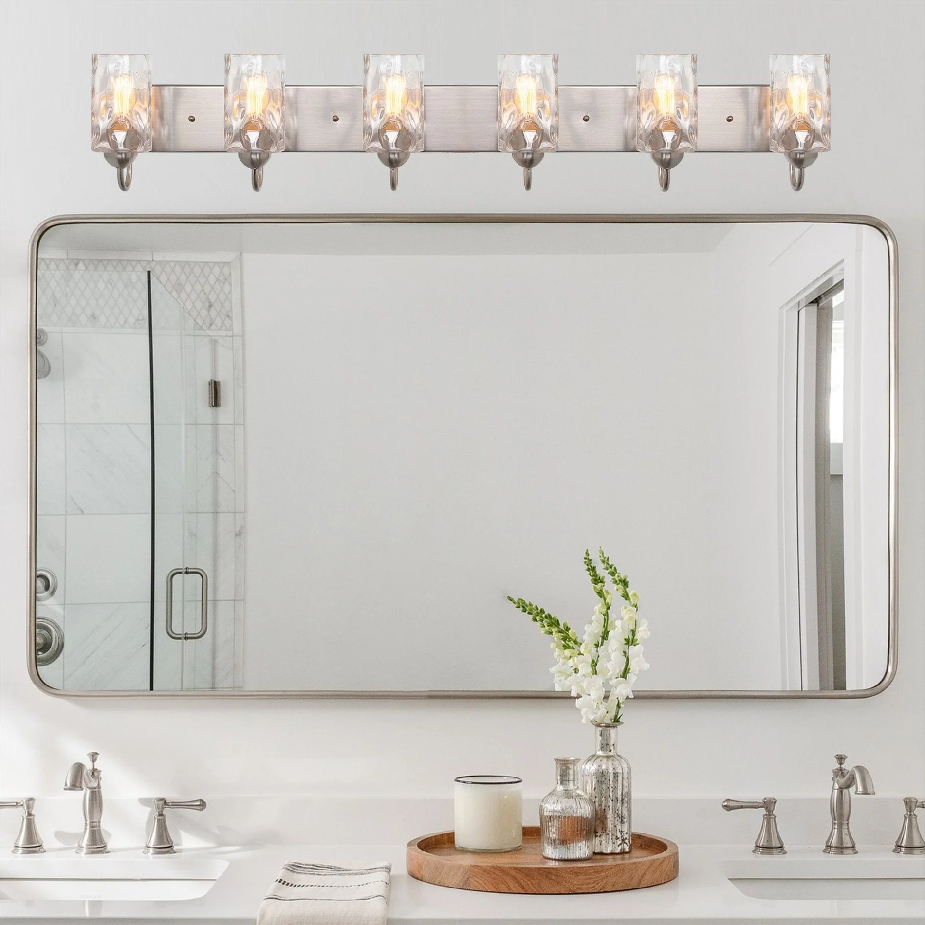 Armada II 48 Modern 6-Light Over Mirror Vanity / Bathroom Light