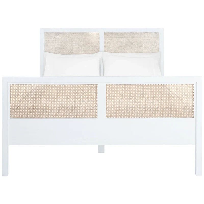 SAFAVIEH Ghyslaine Coastal Cane Bed