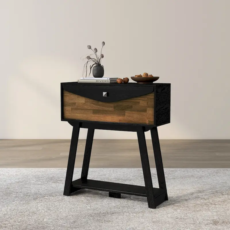 DH BASIC Modern 32-inch 1-shelf 1-drawer Console Table by