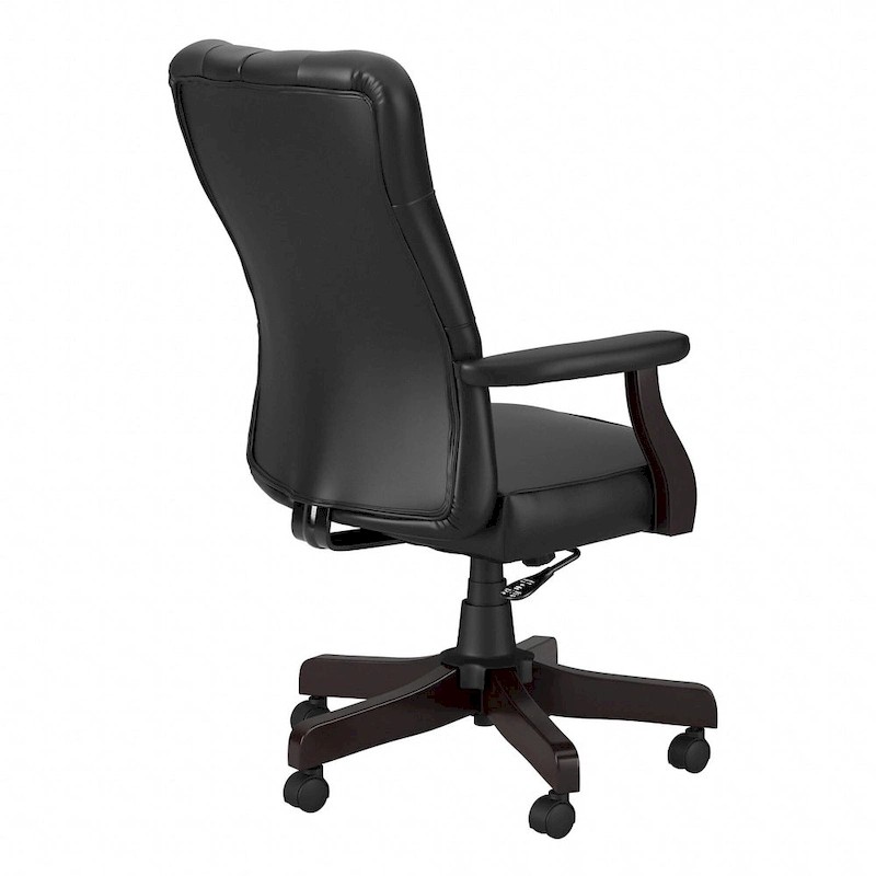 Salinas High Back Tufted Office Chair with Arms by Bush Furniture