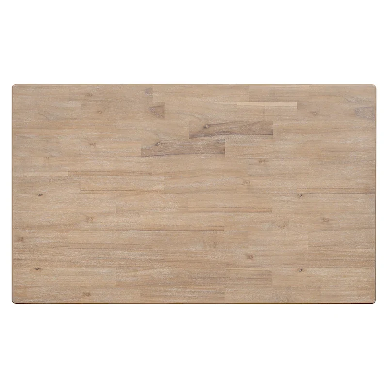 6-Piece Wooden Dining Table Set with 4 Chairs & Bench