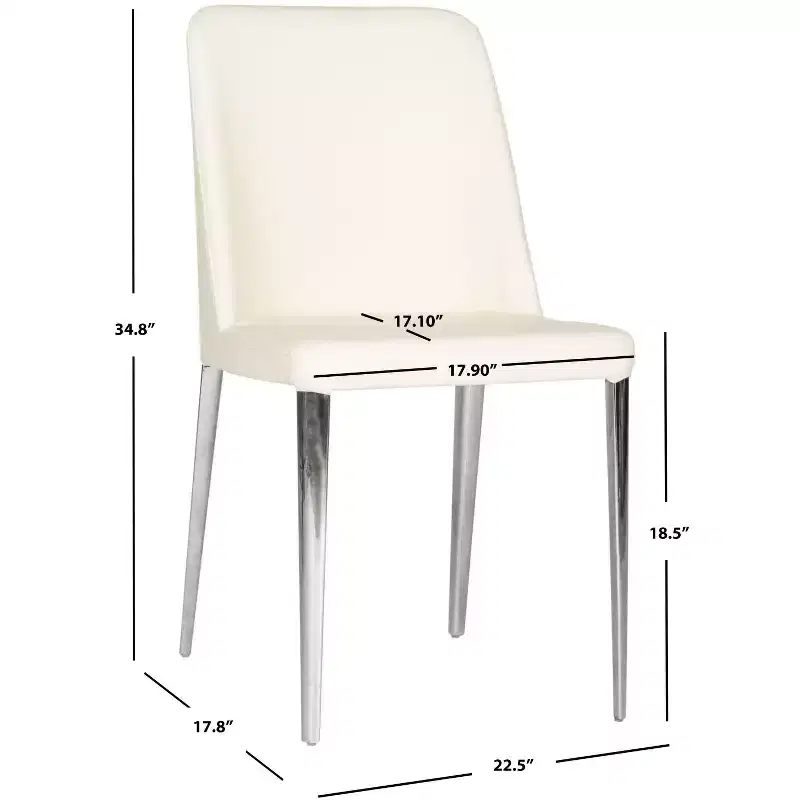 Baltic 18 H Side Chair (Set of 2) - FOX2012 - Safavieh Couture