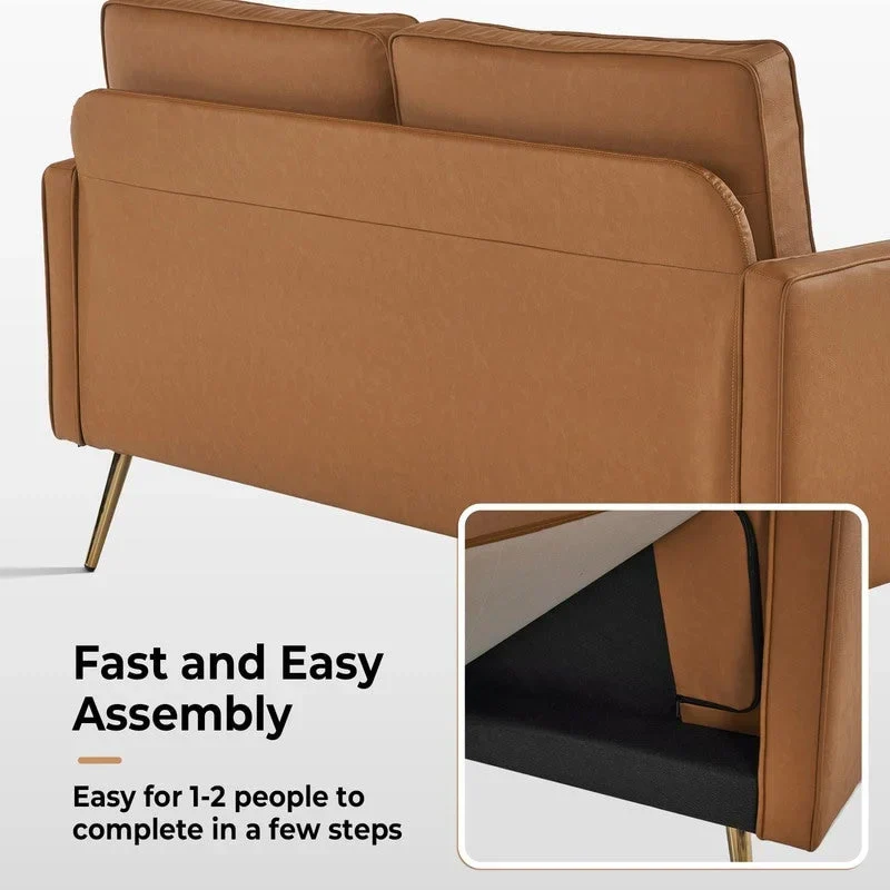 VINGLI 56 Modern Loveseat