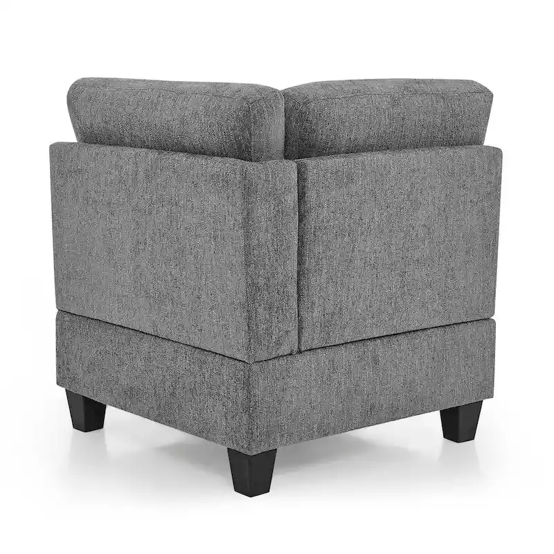 DIY Combination Modular Sectional Sofa, Gray