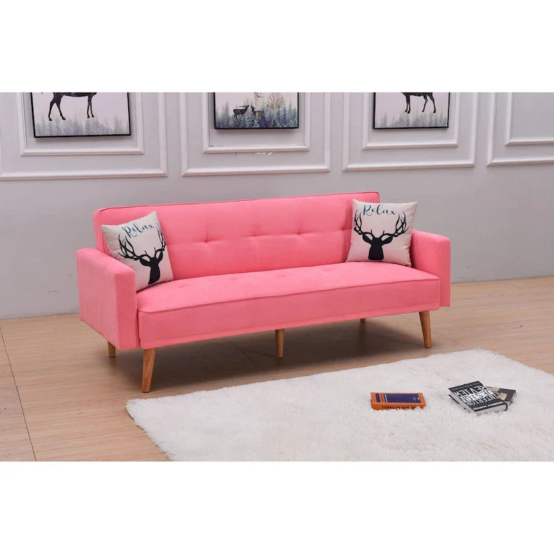 Velvet Wingback Push Back Recliner Chair
