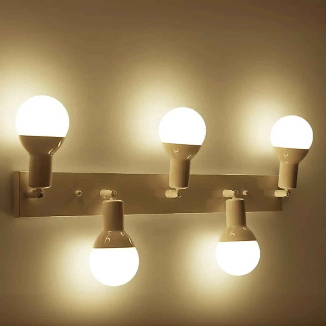 Modern White Multi -Light Bathroom LED Vanity Light