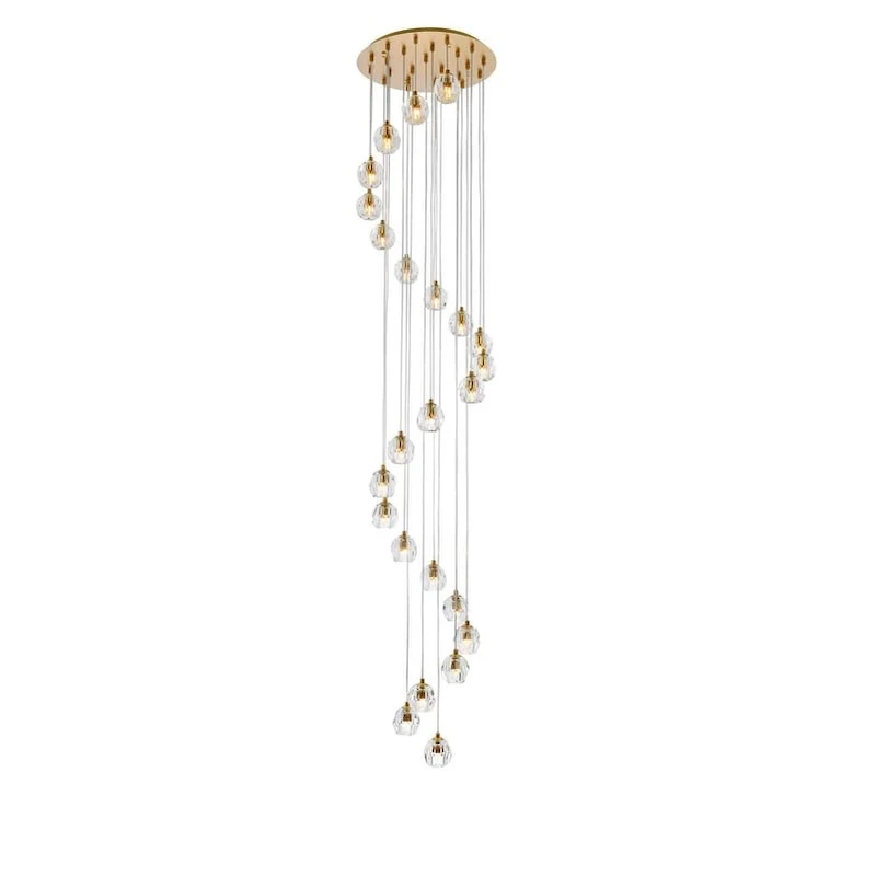 Ella 19-Inch 24-Lights Pendant - N/A