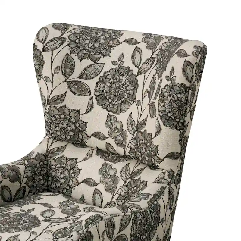 Madison Park Leda Swoop Wing Chair