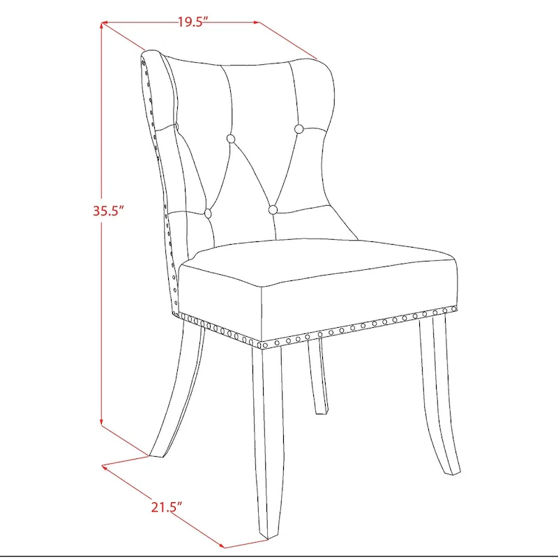 Dining Table Set- a Rectangle Dinner Table and Light Tan Linen Fabric Chairs, (Pieces Option)