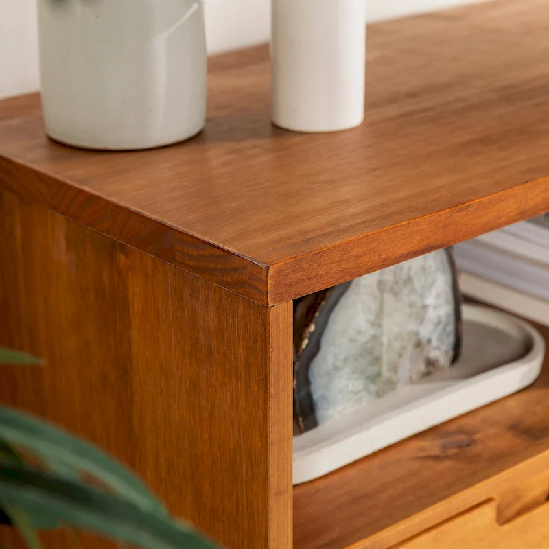 Middlebrook Alby 58-inch Mid-Century Solid Wood TV Stand