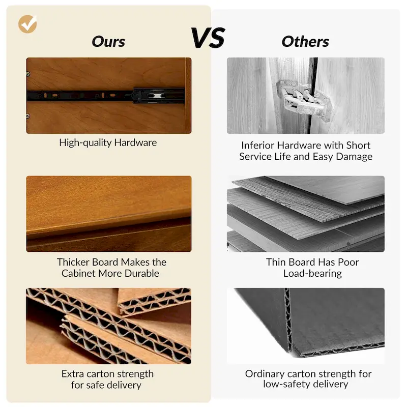 Isabel Mid-Century 2 - Drawer Wood Nightstand