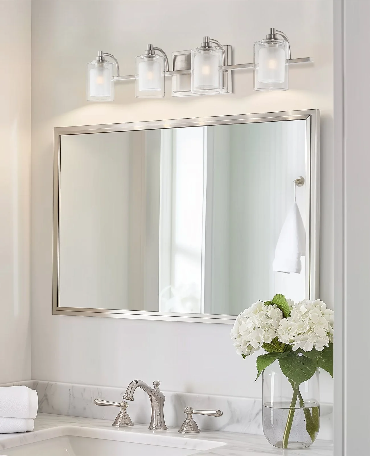 Blaise 29 4-Light Modern 4W LED Bathroom Vanity Light