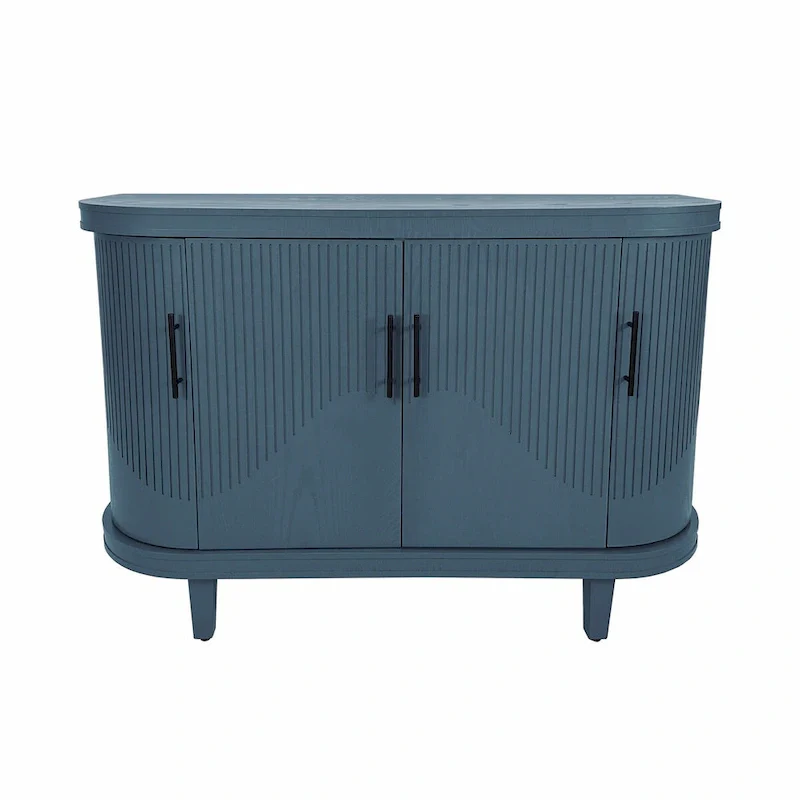 47.2-Inch Wooden Console Table & Coffee Bar Cabinet