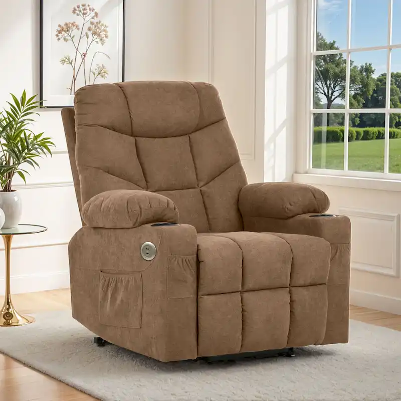 Modern Massage and Heating Recliner Sofa Chair
