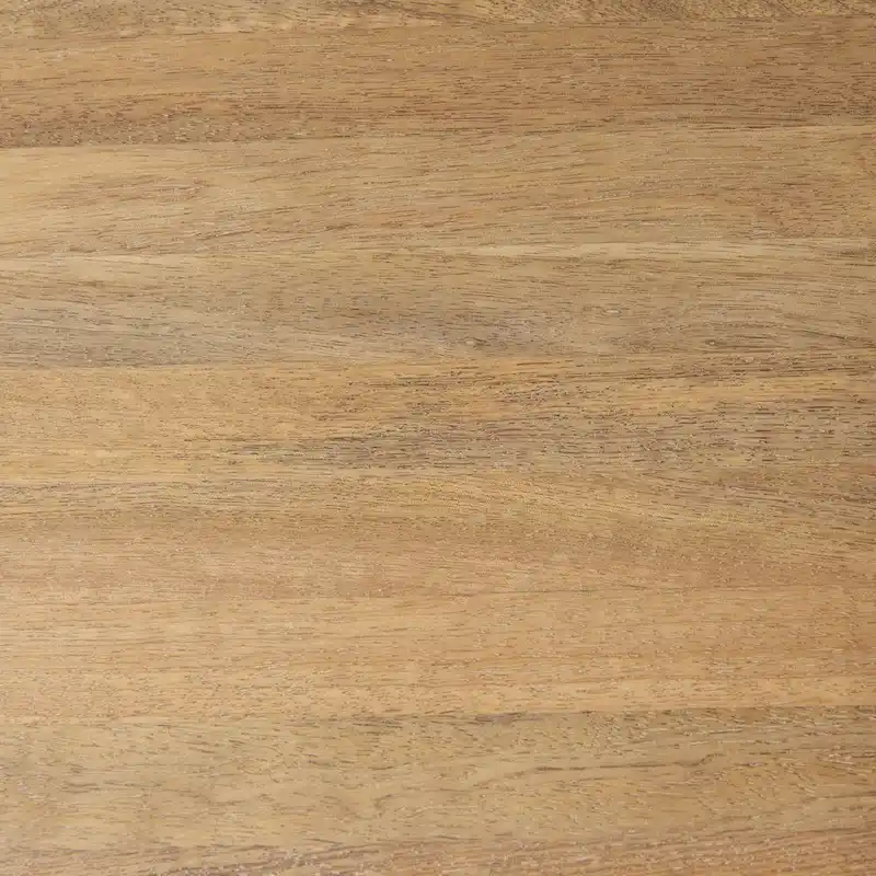 Nesting Accent Tables Set of 2 - Light Brown Mango Wood, Arched Design, 20W x 24H