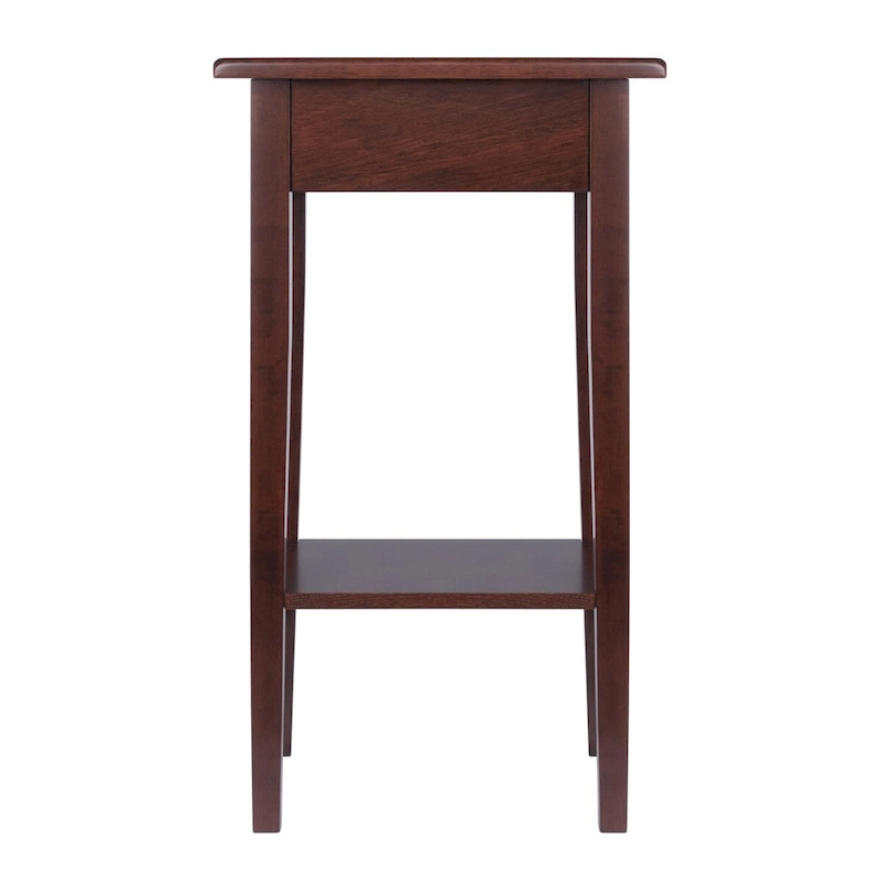 Regalia Accent, Side Table, Walnut - 17W x 14D x 29.50H